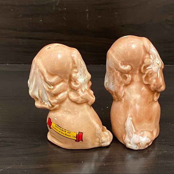 Vintage Cocker Spaniel Kitsch Dog Ceramic Salt & Pepper Shaker Set - Picture 5 of 12